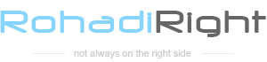 Rohadi Right's Blog