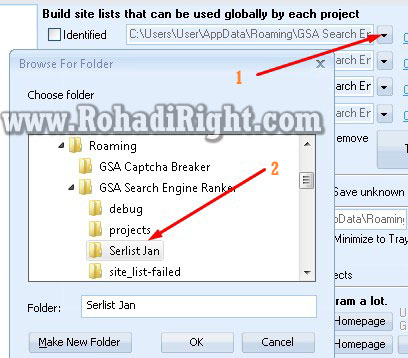 custom folder site lists identified